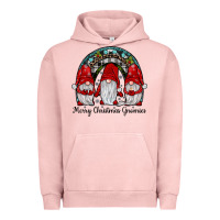 Pigment Salmon merry Christmas Gnomes Rainbow Urban Hoodie - JahusDesignShop