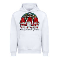 White merry Christmas Gnomes Rainbow Urban Hoodie - JahusDesignShop