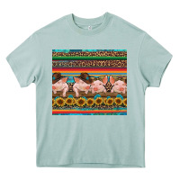 Arona western serape pigs Heavy Core Tee - RanaPortraitStore