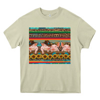 Mossy western serape pigs Heavy Core Tee - RanaPortraitStore