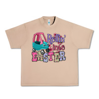 Burro Easter Day Rollin into Easter toddler car Urban Heavy Tee - OliviaCreatesArt