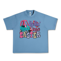 Pebble Blue Easter Day Rollin into Easter toddler car Urban Heavy Tee - OliviaCreatesArt