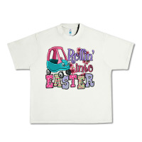 Pistachio Easter Day Rollin into Easter toddler car Urban Heavy Tee - OliviaCreatesArt