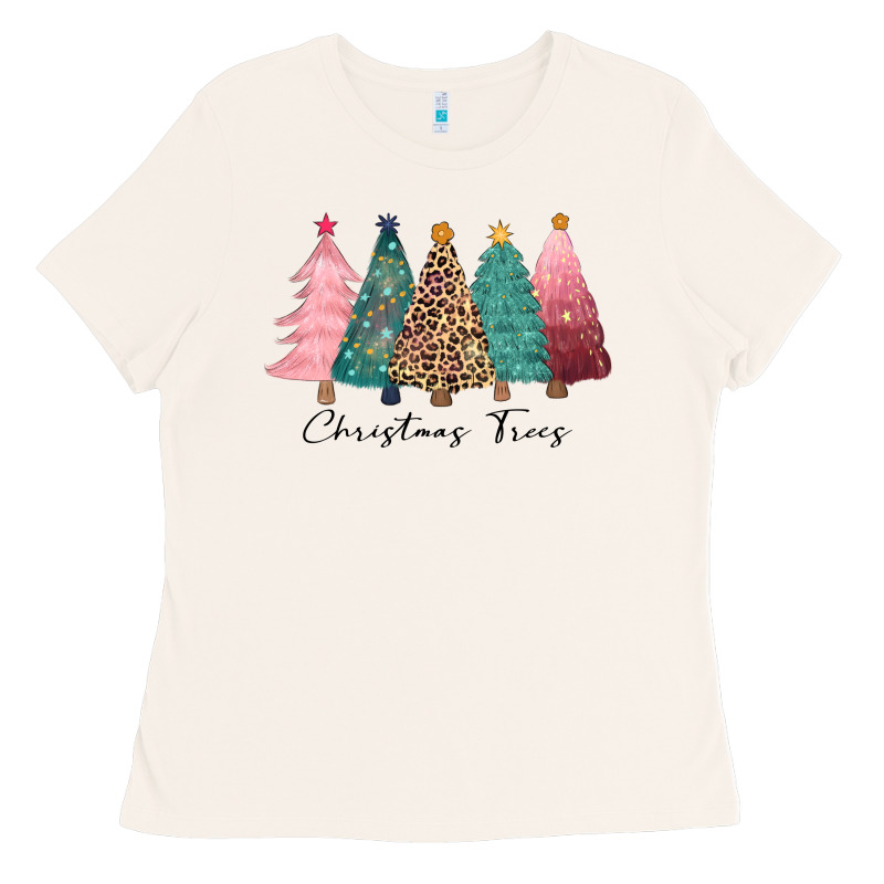 Christmas Trees Ladies Tee by CowGirlArtShop | Teevron