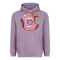 Lavender pink strawberry donut Heavyweight Hoodie - AdoDesignShop