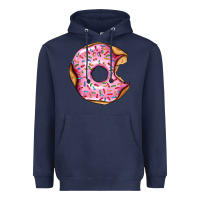 Navy pink strawberry donut Heavyweight Hoodie - AdoDesignShop
