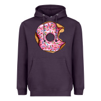 Plum pink strawberry donut Heavyweight Hoodie - AdoDesignShop