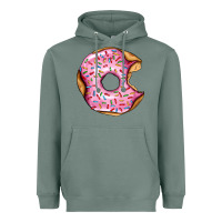 Sage pink strawberry donut Heavyweight Hoodie - AdoDesignShop