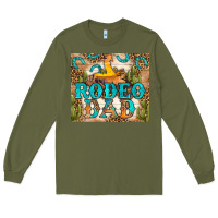 Army Green Western Rodeo Dad Tumbler Long Sleeve Tee - BundleAndBundleShop