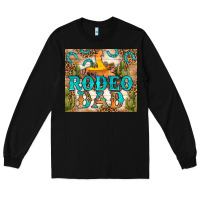 Black Western Rodeo Dad Tumbler Long Sleeve Tee - BundleAndBundleShop