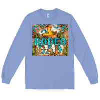 Colony Blue Western Rodeo Dad Tumbler Long Sleeve Tee - BundleAndBundleShop