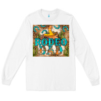 White Western Rodeo Dad Tumbler Long Sleeve Tee - BundleAndBundleShop