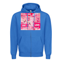 True Royal breast cancer awareness pink Zipper Hoodie - AdoDesignShop