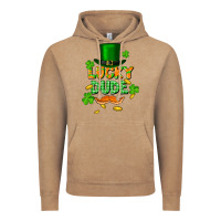 Vintage Coffee lucky dude St. Patricks Day Vintage Hoodie - FaDigitalArtStudio