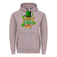 Vintage Zinc lucky dude St. Patricks Day Vintage Hoodie - FaDigitalArtStudio