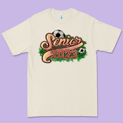 Senior 2023 Soccer Premium Tee Designed By Howdyjamesfarm