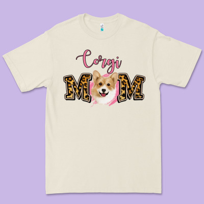 Corgi Mom Premium Tee Designed By Jasminsmagicworld