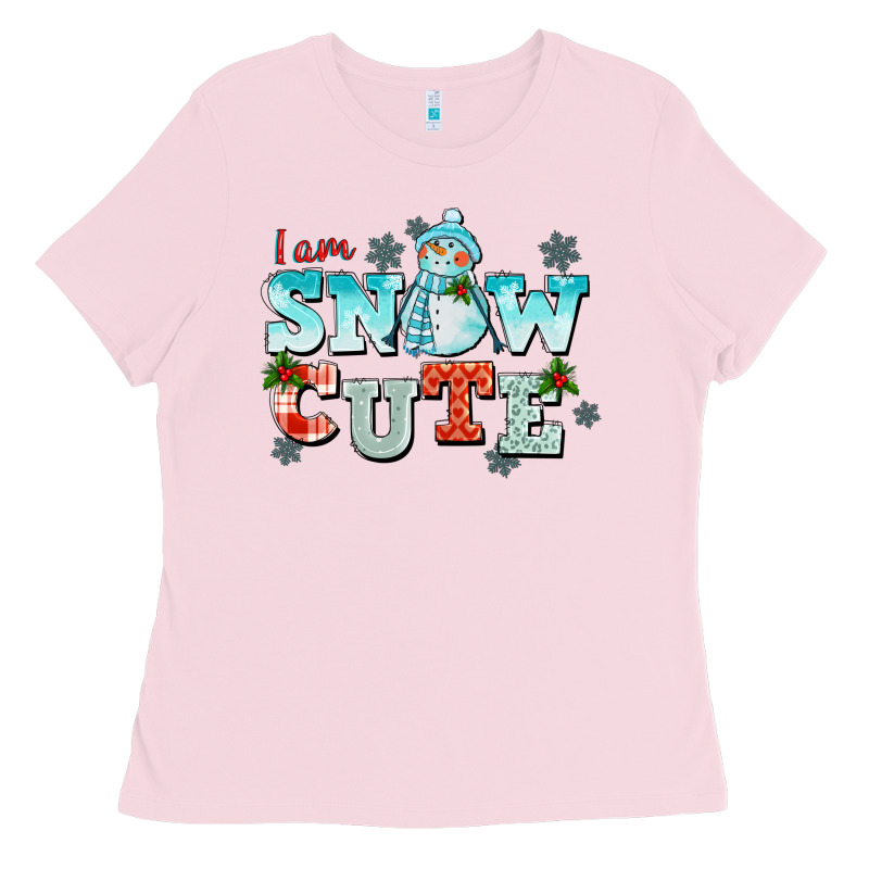 I Am Snow Cute Ladies Tee by CowGirlArtShop | Teevron