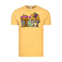 Vintage Mustard mardi gras  party olivia Vintage Tee - OliviaCreatesArt