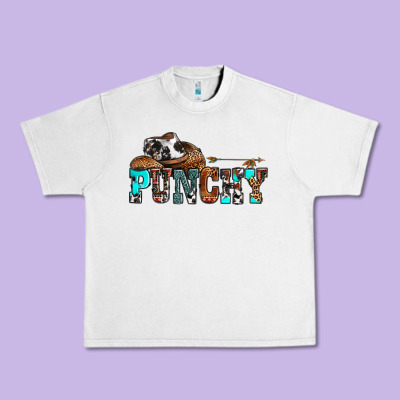 Western Cowboy Hat Punchy Urban Heavy Tee Designed By Oliviacreatesart