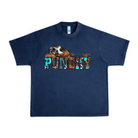 Navy western cowboy hat punchy Urban Heavy Tee - OliviaCreatesArt