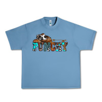 Pebble Blue western cowboy hat punchy Urban Heavy Tee - OliviaCreatesArt