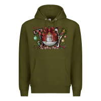 Army Green joy Premium Hoodie - CowhideDigitalArt
