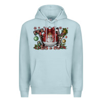 Blue Mist joy Premium Hoodie - CowhideDigitalArt