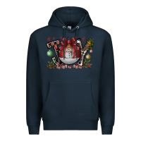 Navy joy Premium Hoodie - CowhideDigitalArt