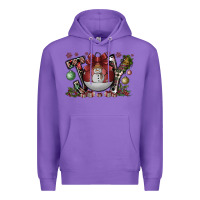Purple joy Premium Hoodie - CowhideDigitalArt
