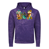 Cloud Purple western coffee cups with sunflower and gemstone bbs Vintage Hoodie - BundleAndBundleShop
