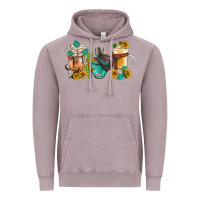 Vintage Zinc western coffee cups with sunflower and gemstone bbs Vintage Hoodie - BundleAndBundleShop