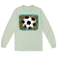 Matcha glitter football leopard Long Sleeve Tee - RanaPortraitStore