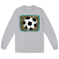 Moon Dust glitter football leopard Long Sleeve Tee - RanaPortraitStore