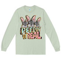Matcha peepin' it real easter day Long Sleeve Tee - FaDigitalArtStudio