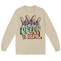 Mushroom peepin' it real easter day Long Sleeve Tee - FaDigitalArtStudio