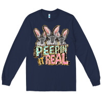 Navy peepin' it real easter day Long Sleeve Tee - FaDigitalArtStudio