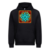 Black gemstone cactus christmas coaster Urban Hoodie - JahusDesignShop