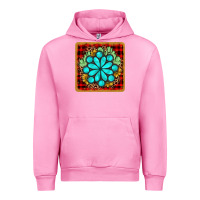 Fuchsia Pink gemstone cactus christmas coaster Urban Hoodie - JahusDesignShop