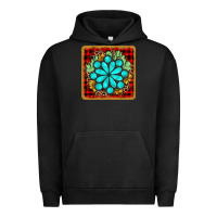 Pigment Black gemstone cactus christmas coaster Urban Hoodie - JahusDesignShop