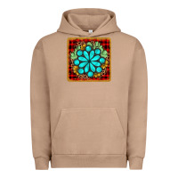 Pigment Burro gemstone cactus christmas coaster Urban Hoodie - JahusDesignShop