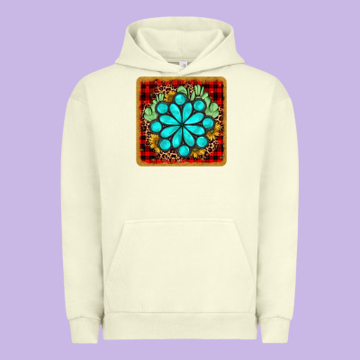 Gemstone Cactus Christmas Coaster Urban Hoodie Designed By Jahusdesignshop