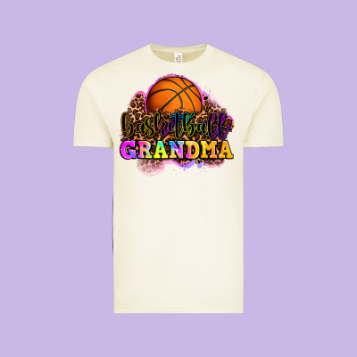 Basketball Grandma Vintage Tee Designed By Oliviacreatesart