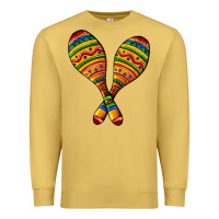 Antique Gold mexican maracas Premium Sweatshirt - AdoDesignShop