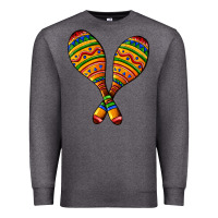 Charcoal Heather mexican maracas Premium Sweatshirt - AdoDesignShop