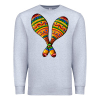 Heather Grey mexican maracas Premium Sweatshirt - AdoDesignShop