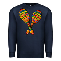 Navy mexican maracas Premium Sweatshirt - AdoDesignShop