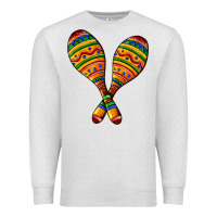 Oatmeal Heather mexican maracas Premium Sweatshirt - AdoDesignShop