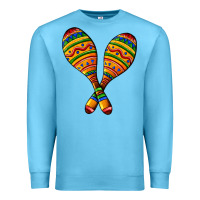 Ocean Blue mexican maracas Premium Sweatshirt - AdoDesignShop