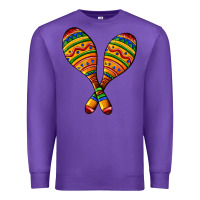 Purple mexican maracas Premium Sweatshirt - AdoDesignShop
